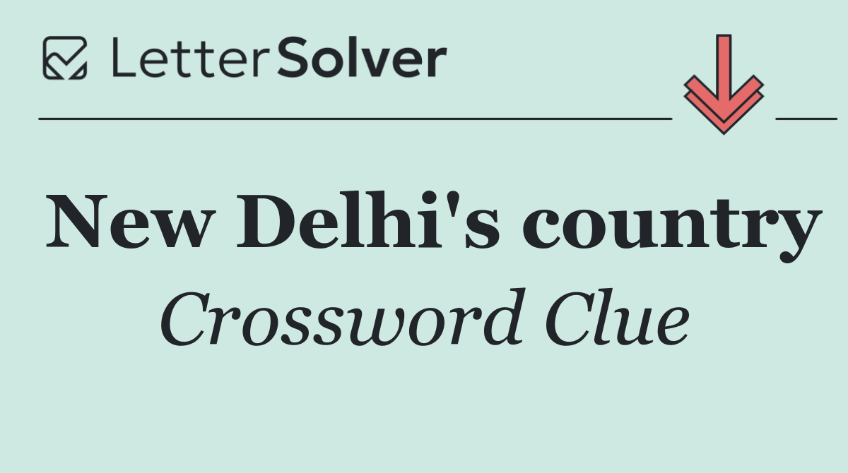 New Delhi's country
