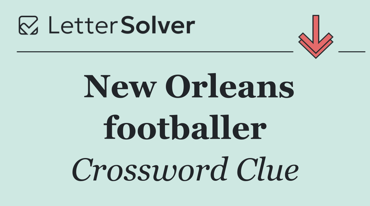New Orleans footballer