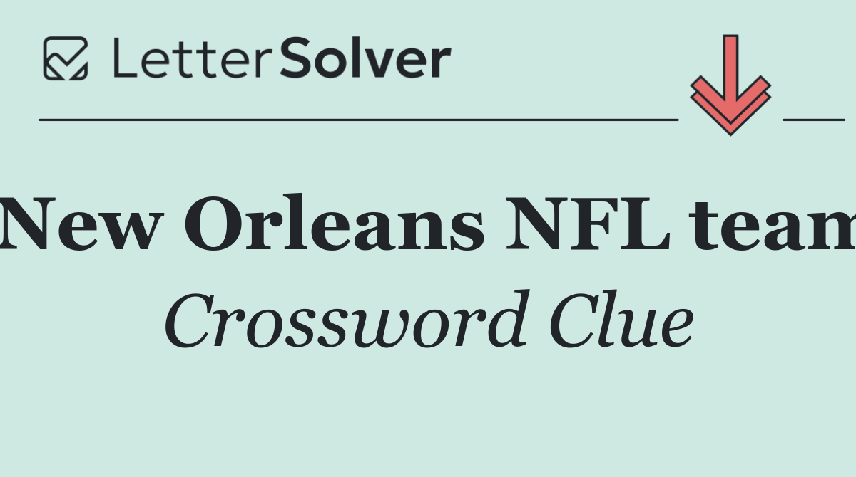 New Orleans NFL team