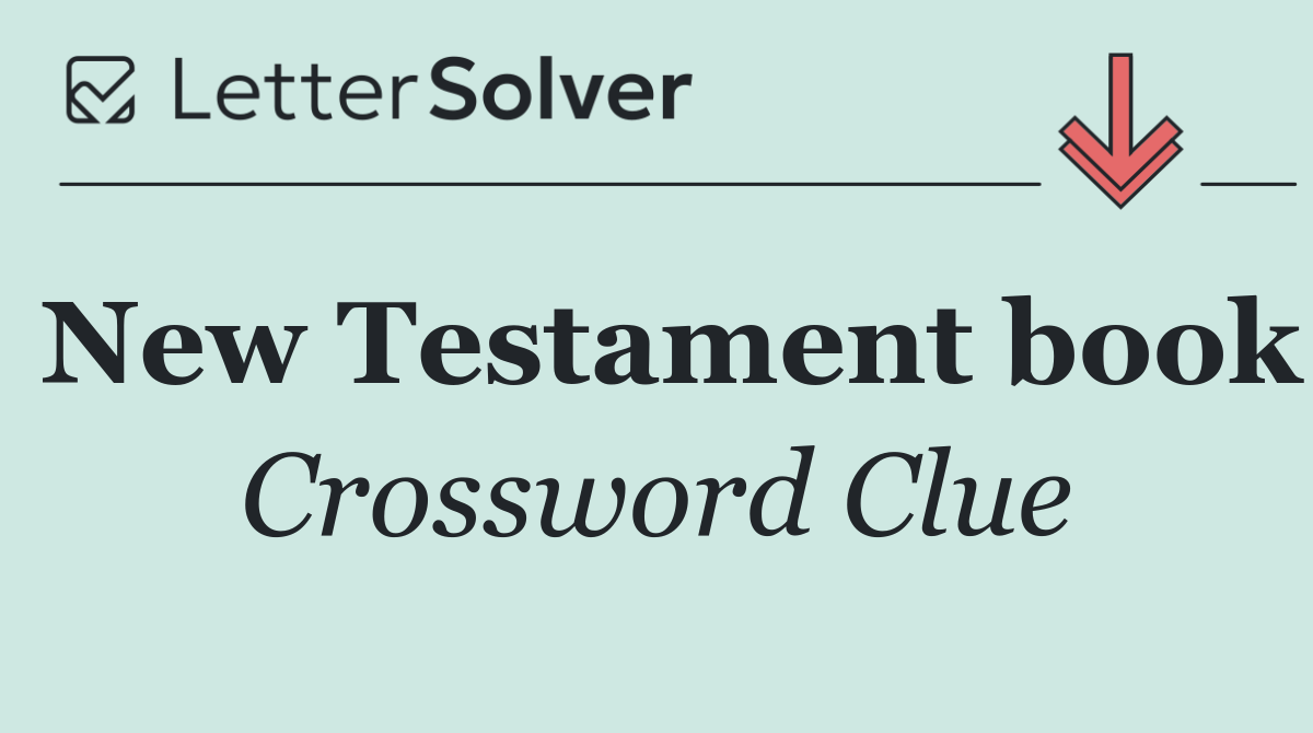 New Testament book