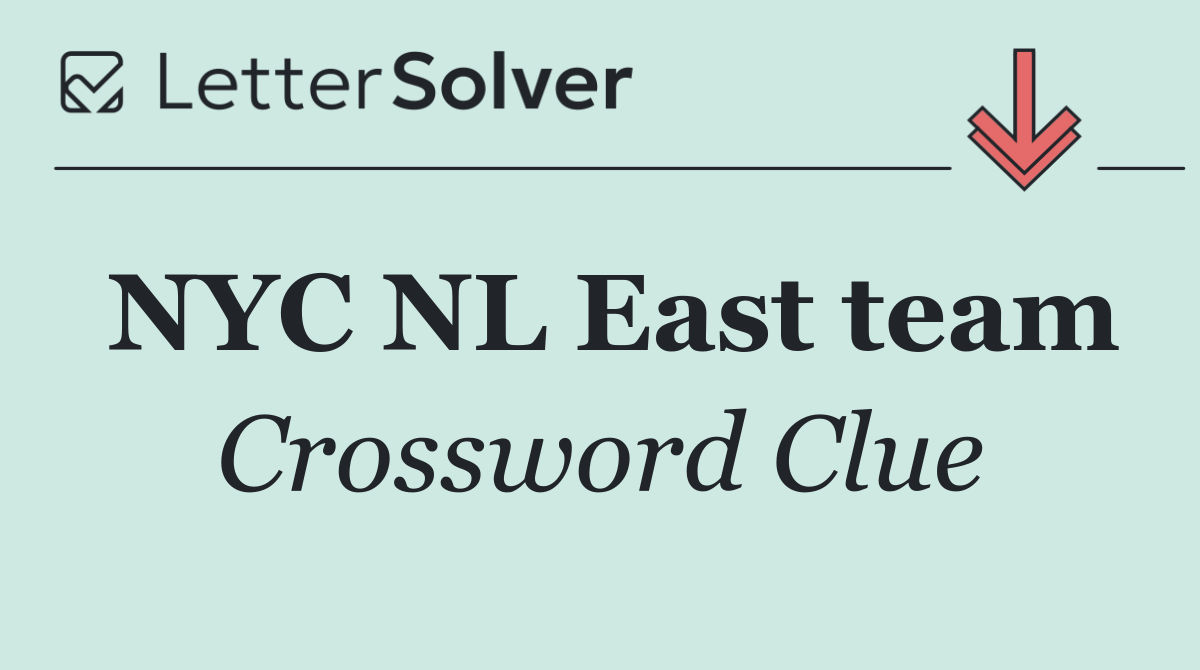 NYC NL East team