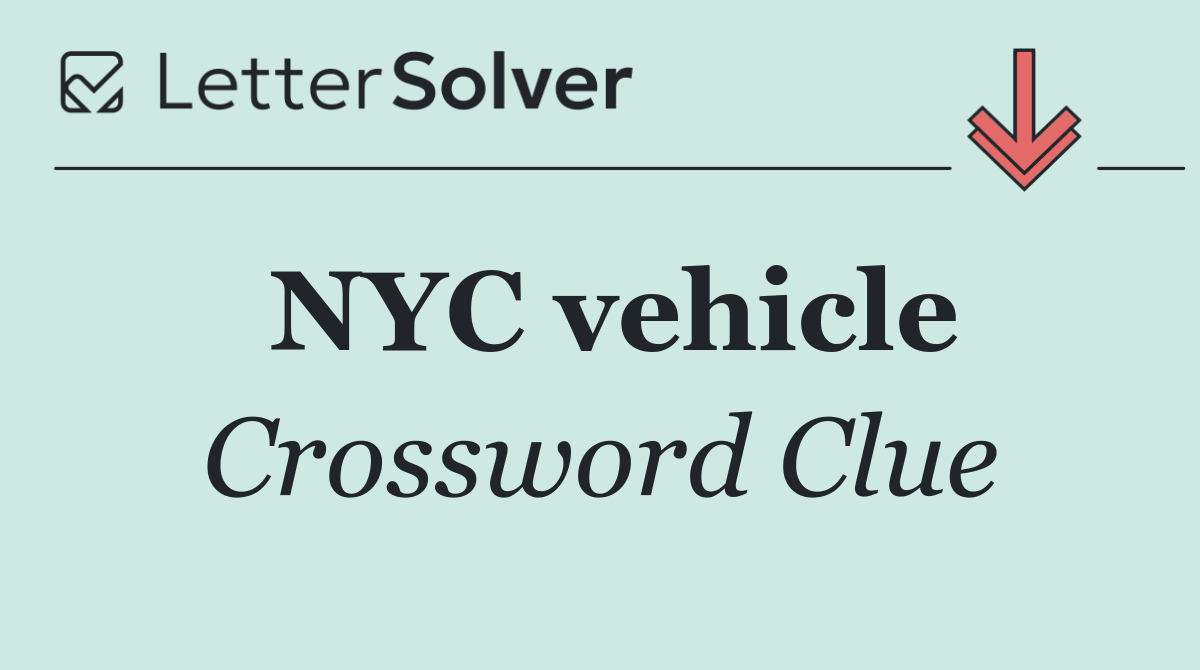 NYC vehicle