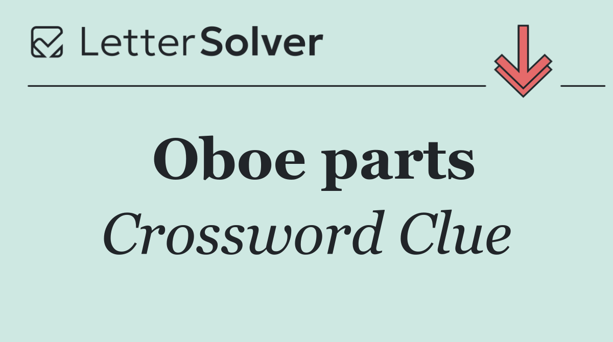 Oboe parts