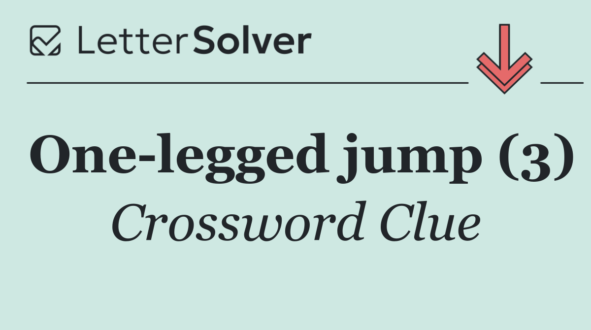 One legged jump (3)