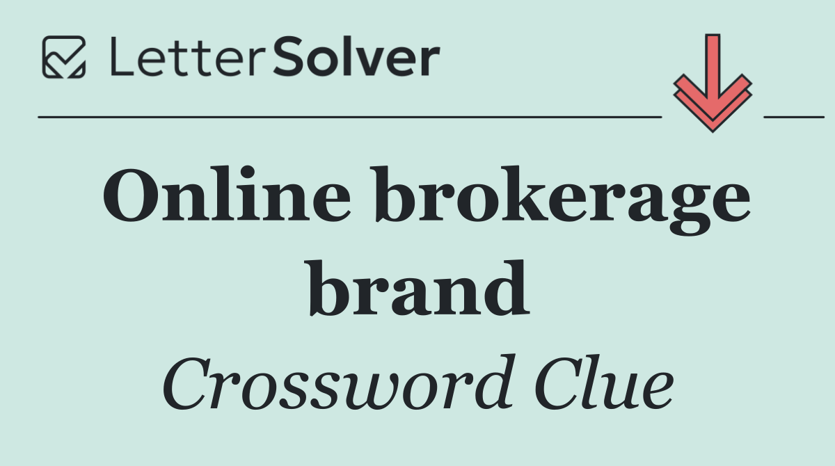 Online brokerage brand