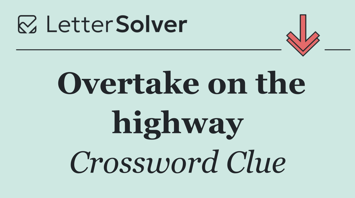 Overtake on the highway