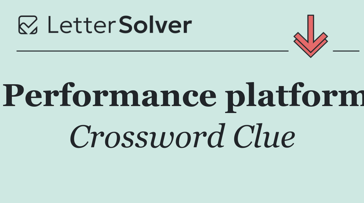 Performance platform