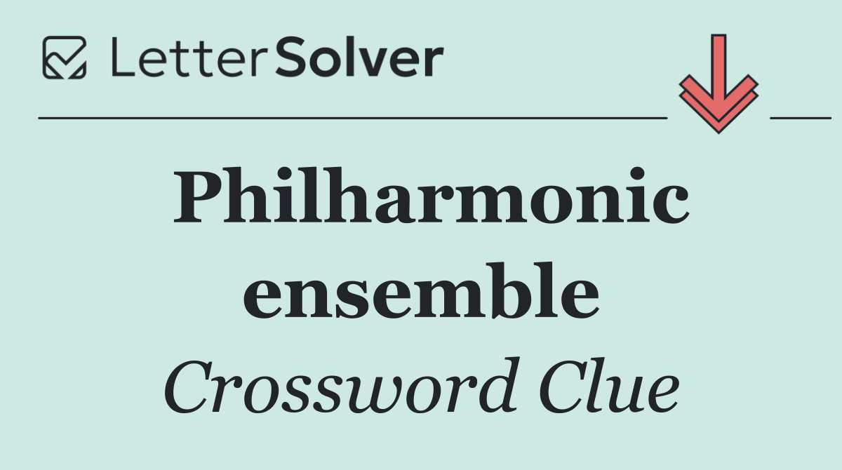 Philharmonic ensemble