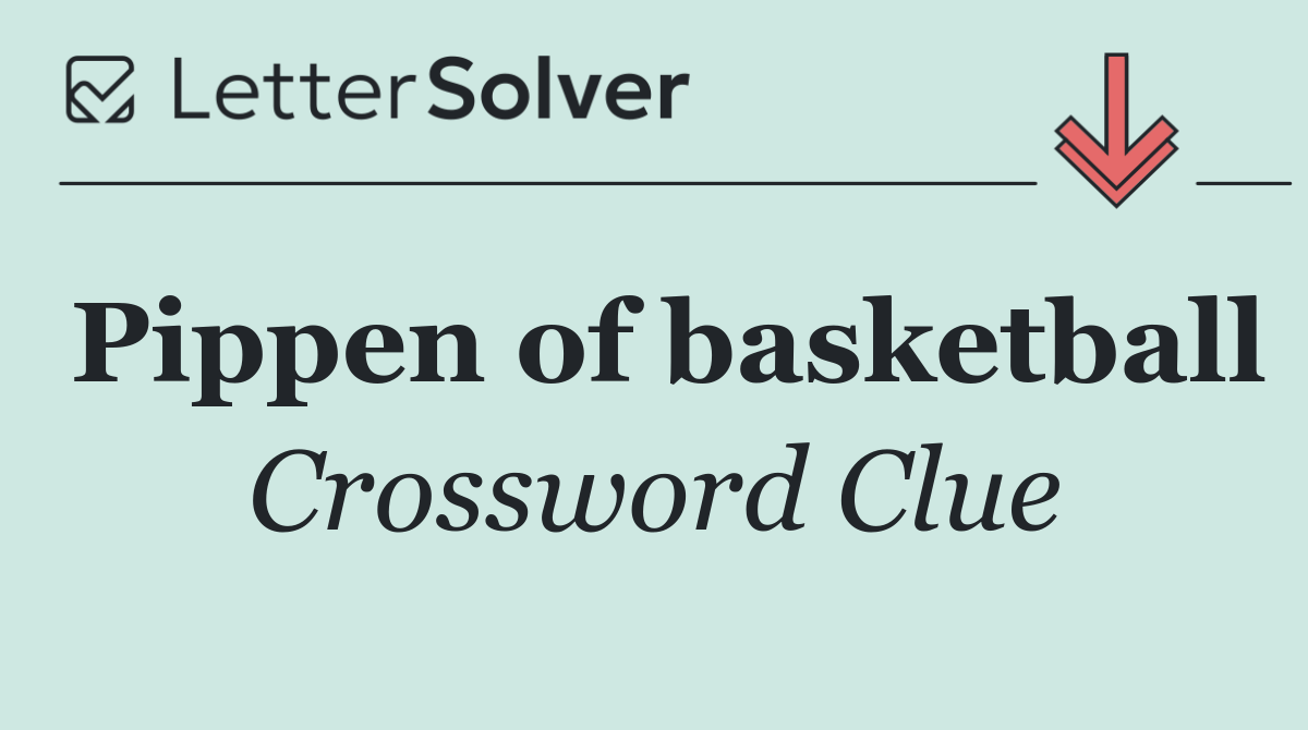 Pippen of basketball