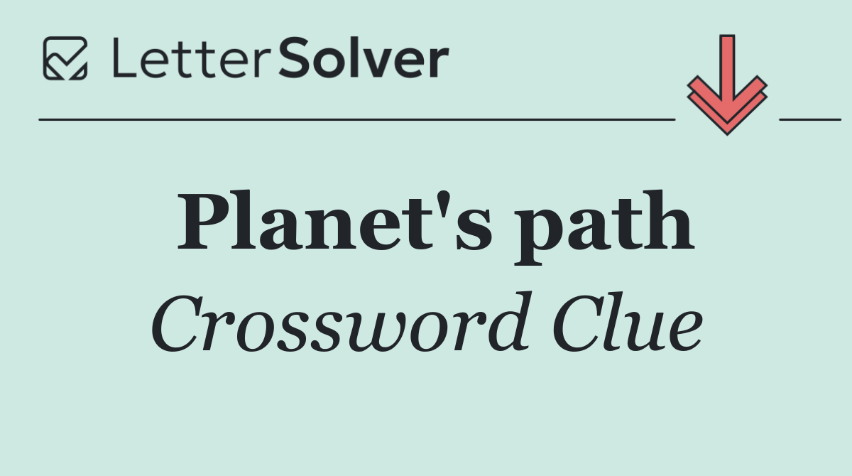 Planet's path