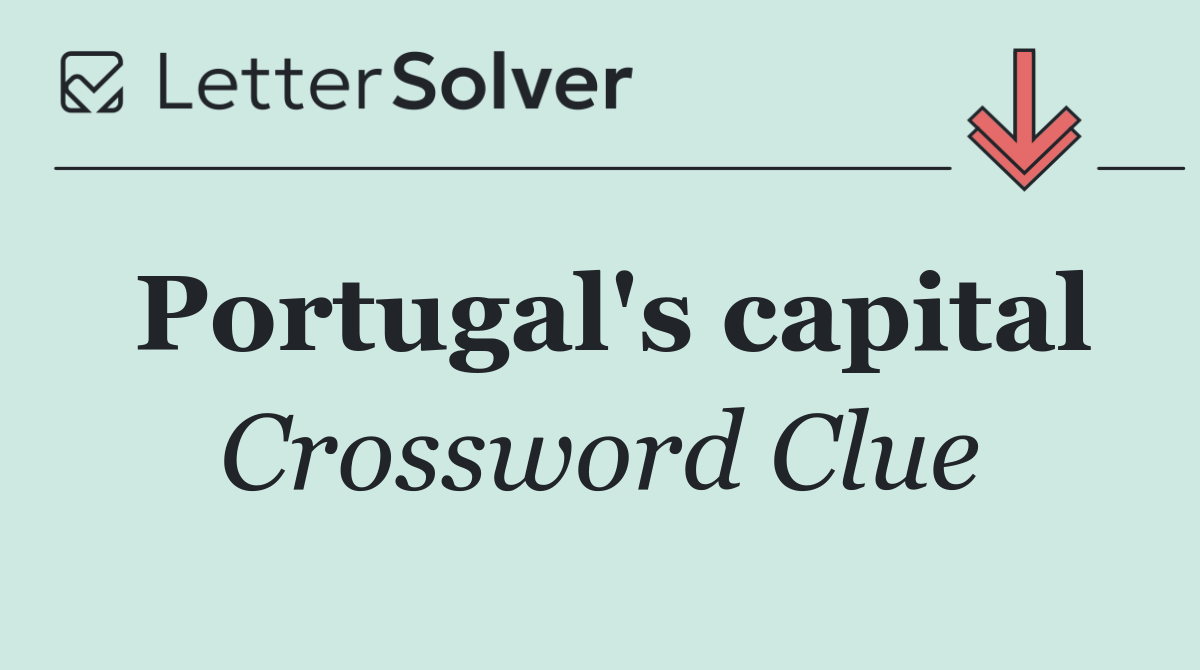 Portugal's capital