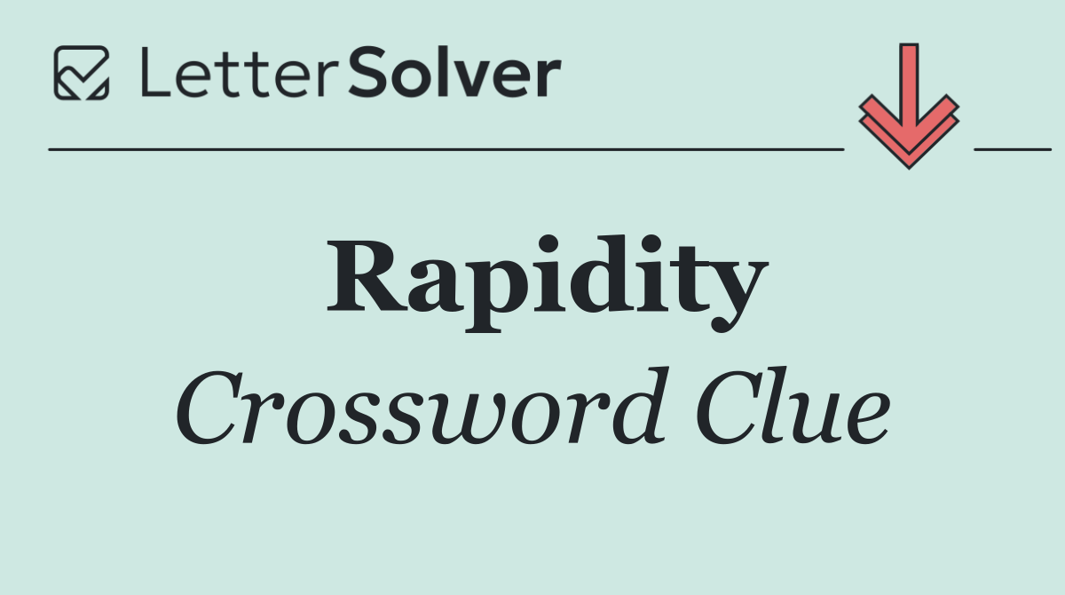 Rapidity