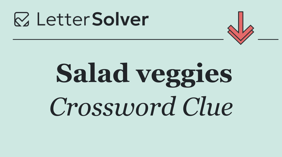 Salad veggies