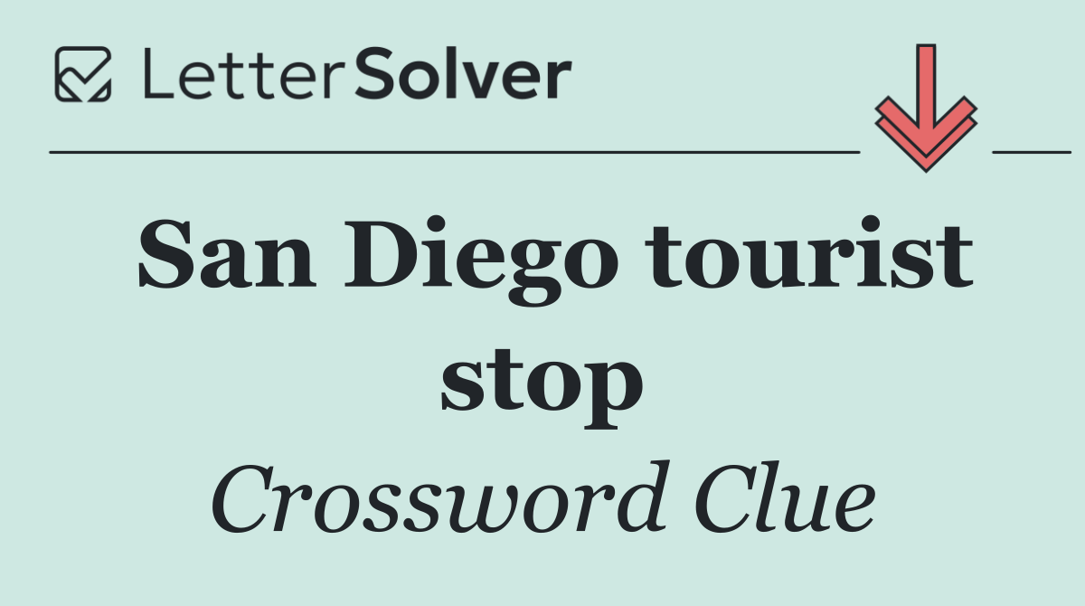 San Diego tourist stop