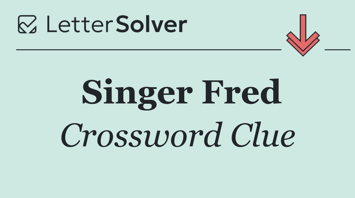 Singer Fred