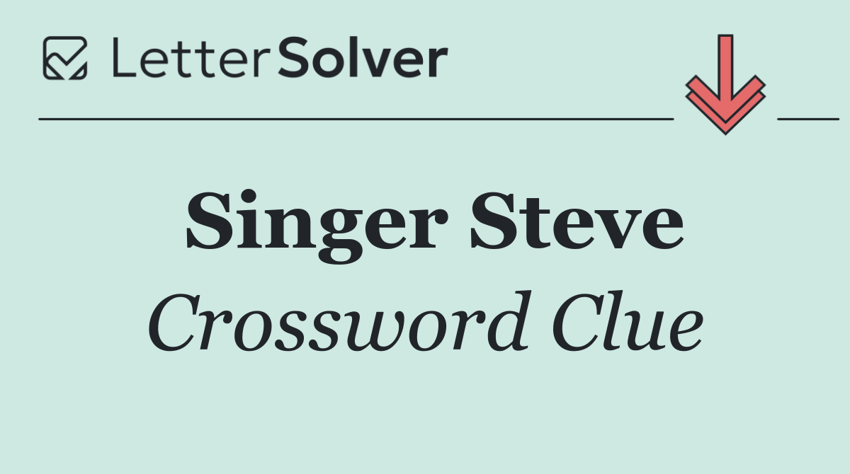 Singer Steve