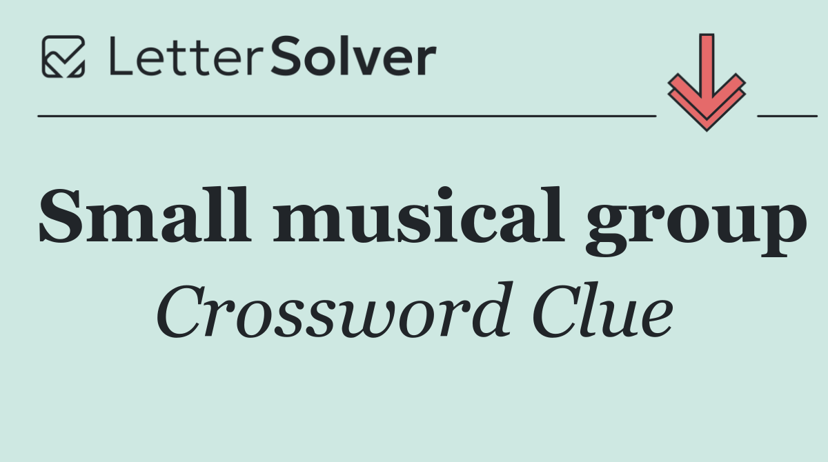 Small musical group