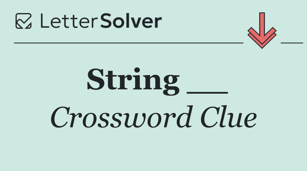 String __