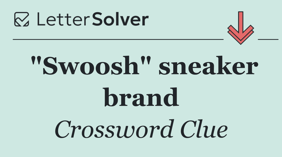 "Swoosh" sneaker brand