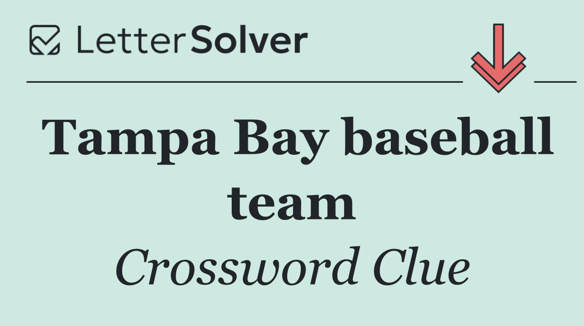 Tampa Bay baseball team