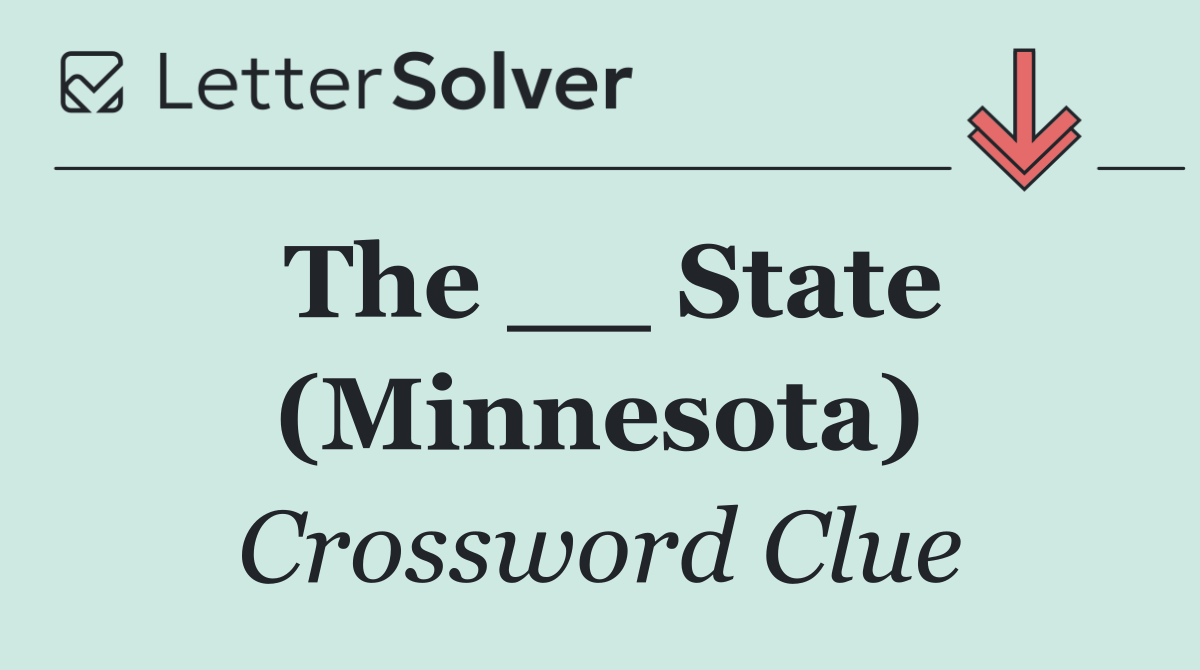 The __ State (Minnesota)