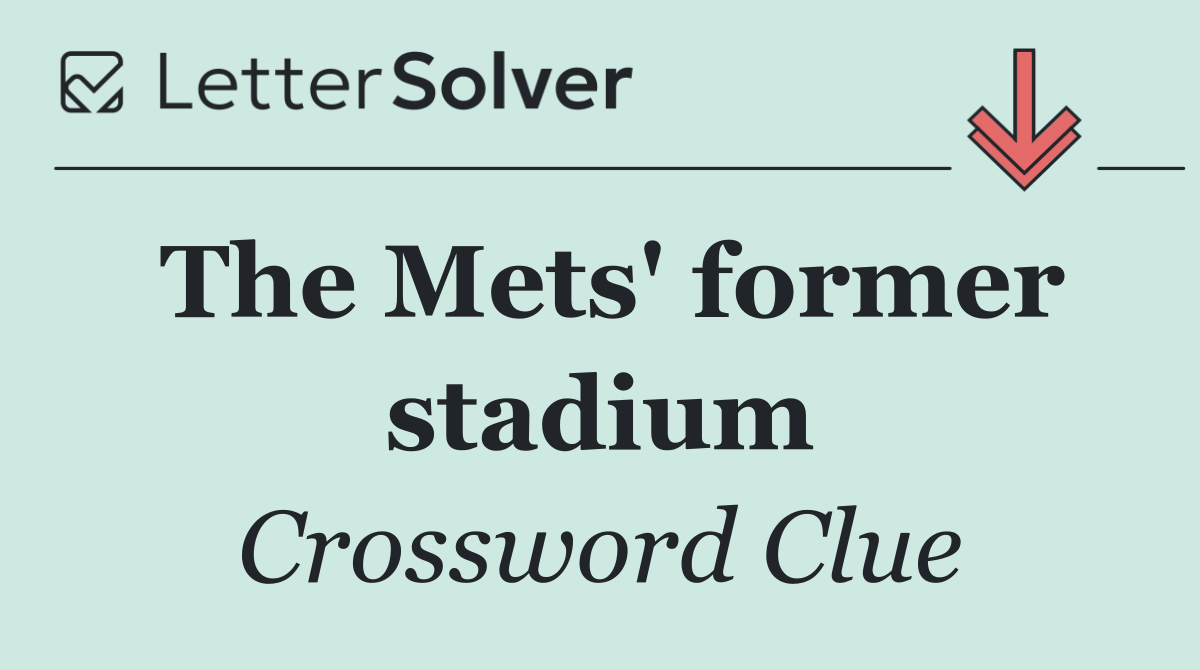 The Mets' former stadium