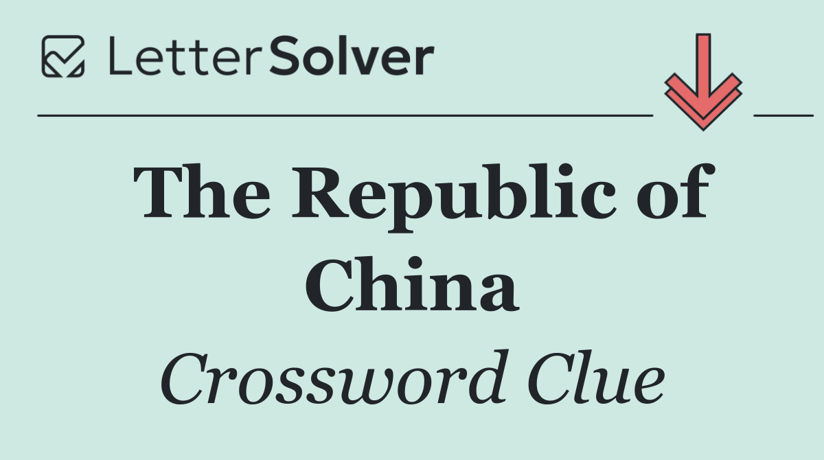 The Republic of China