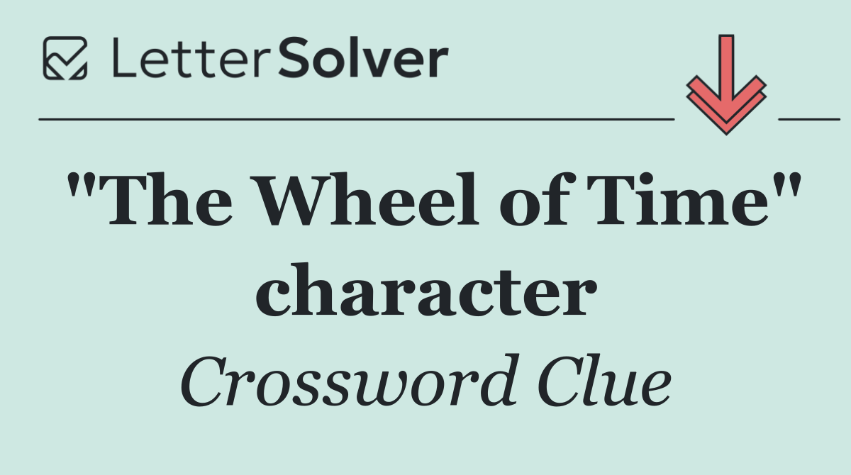 "The Wheel of Time" character