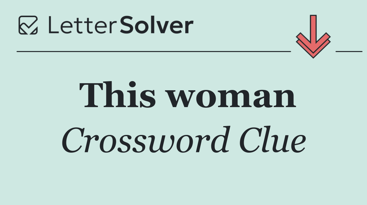 This woman