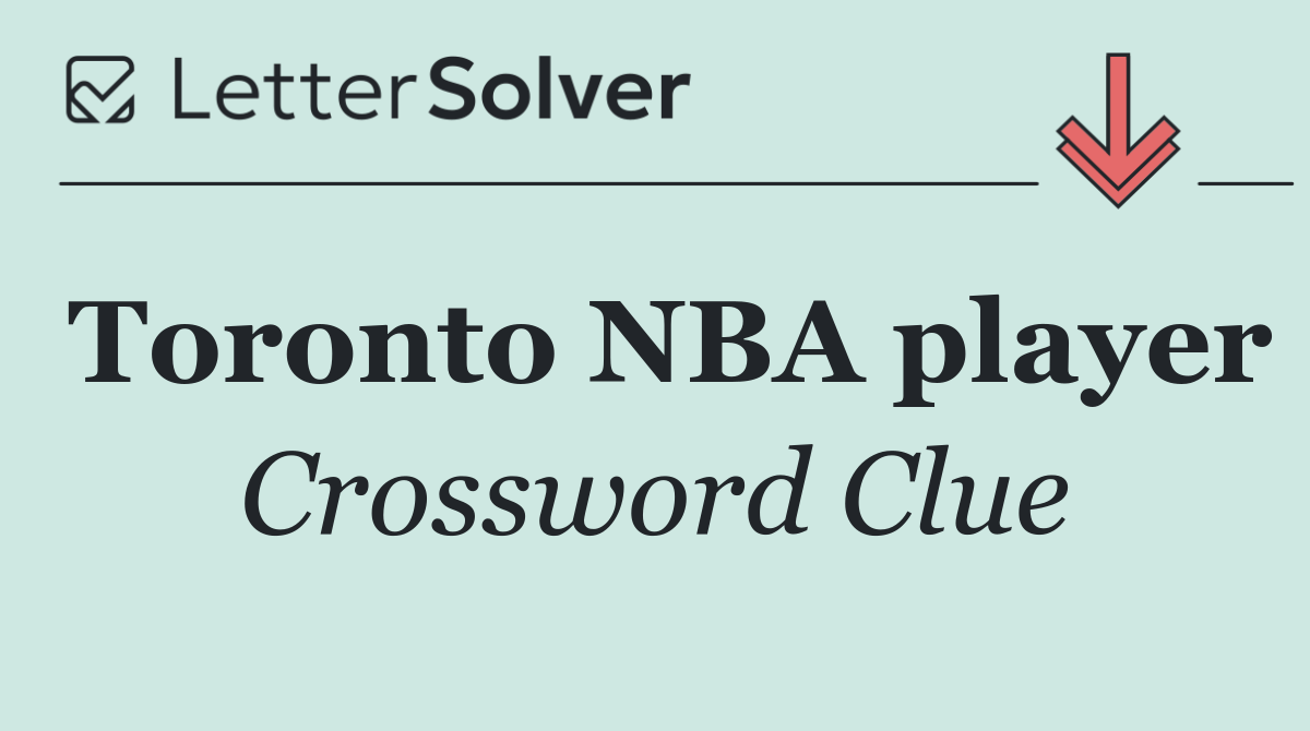 Toronto NBA player