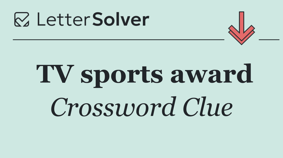 TV sports award