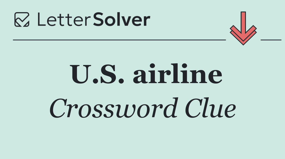 U.S. airline