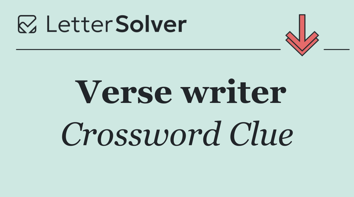 Verse writer