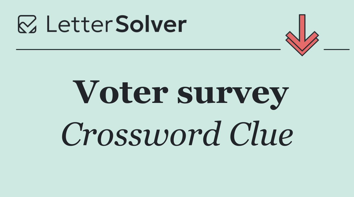 Voter survey