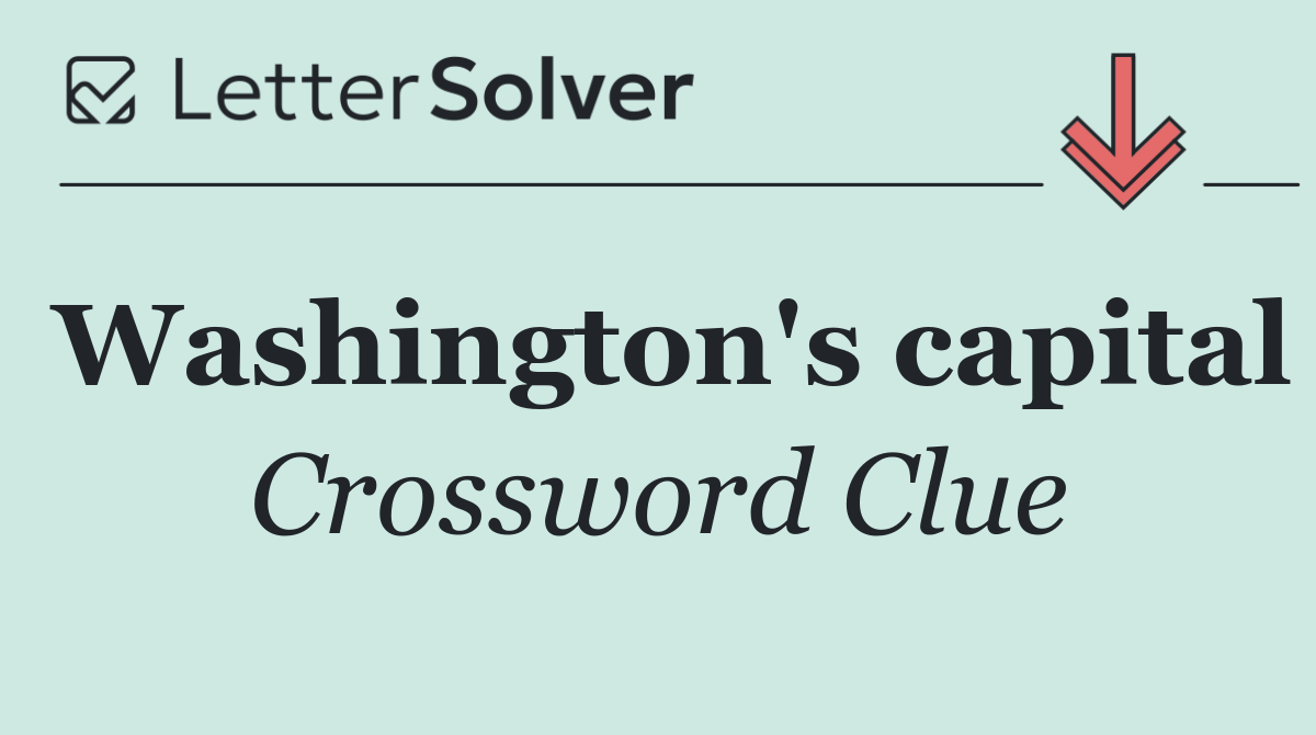 Washington's capital