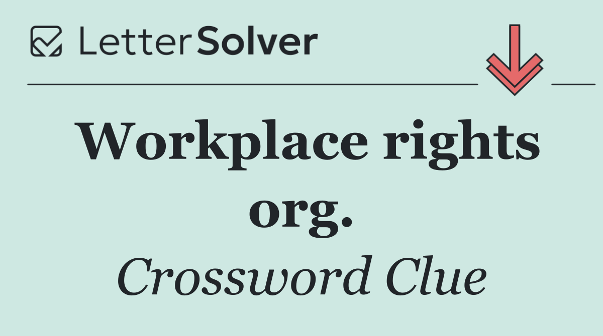 Workplace rights org.