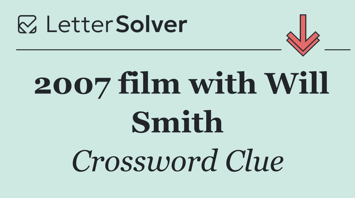 2007 film with Will Smith