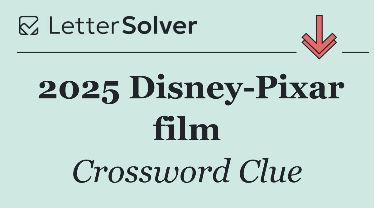 2025 Disney Pixar film