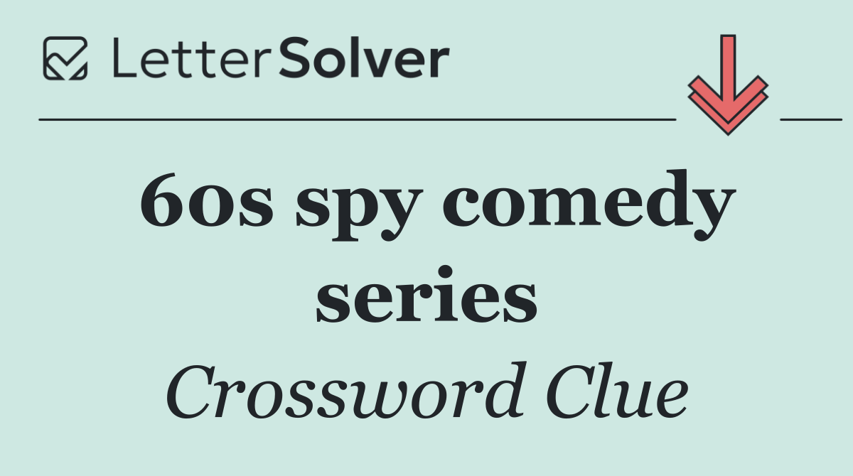 60s spy comedy series