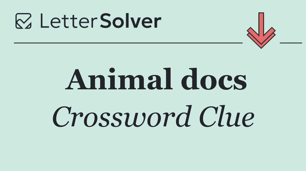 Animal docs