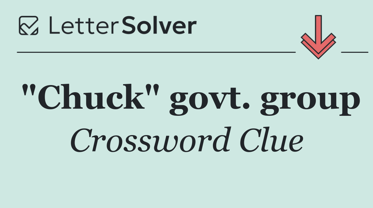 "Chuck" govt. group