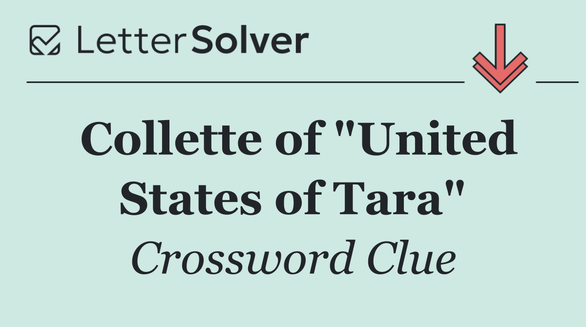 Collette of "United States of Tara"