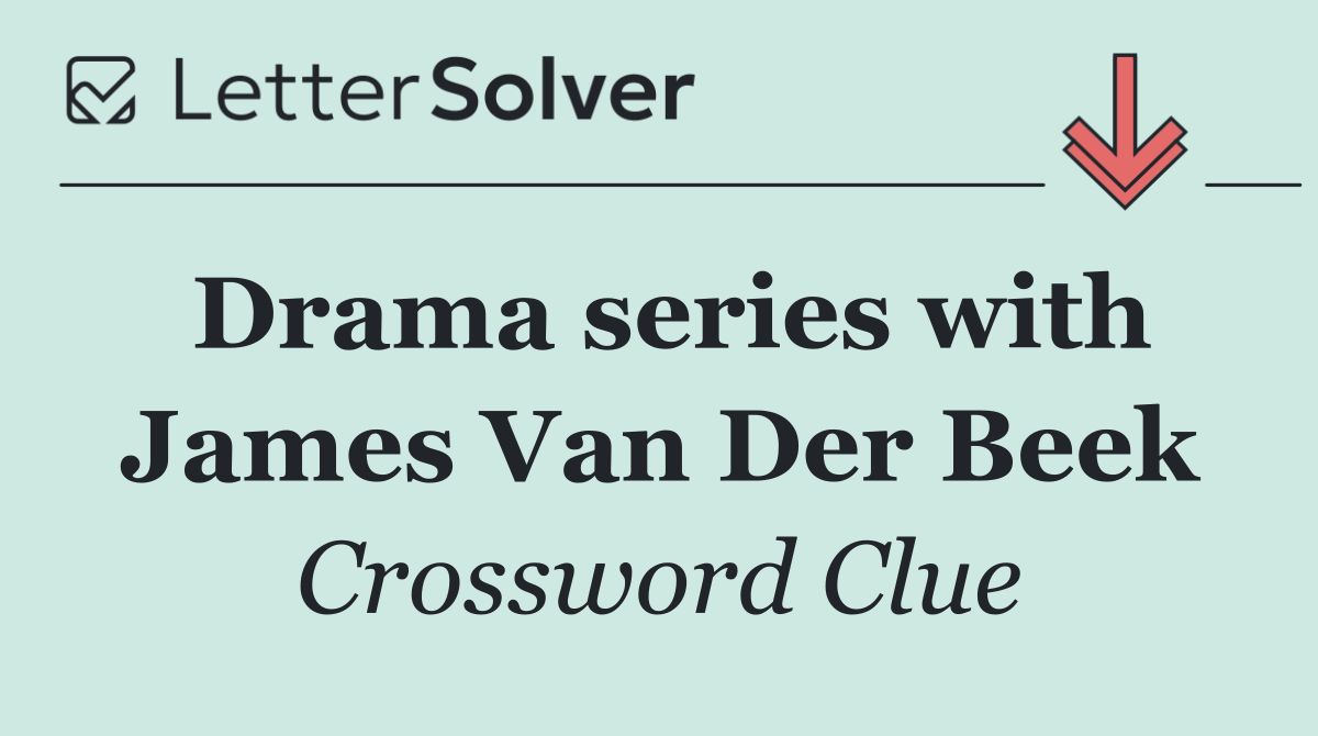 Drama series with James Van Der Beek