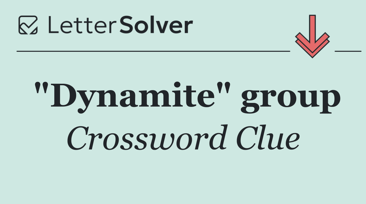 "Dynamite" group