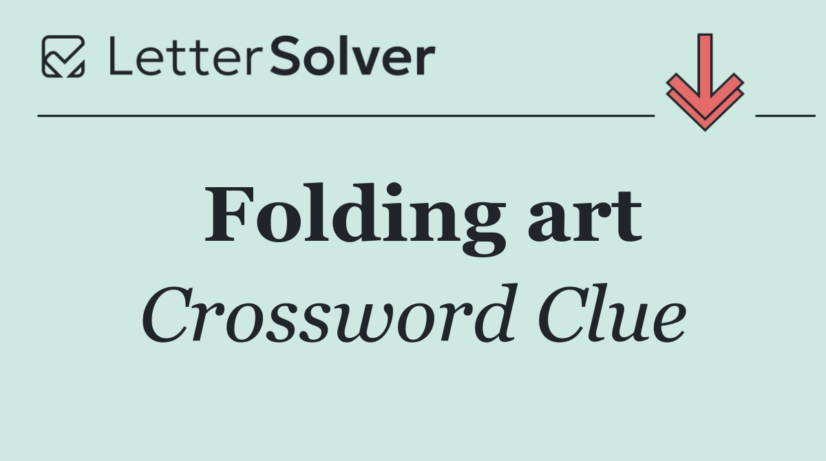 Folding art
