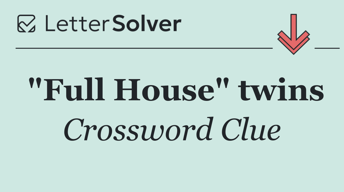 "Full House" twins
