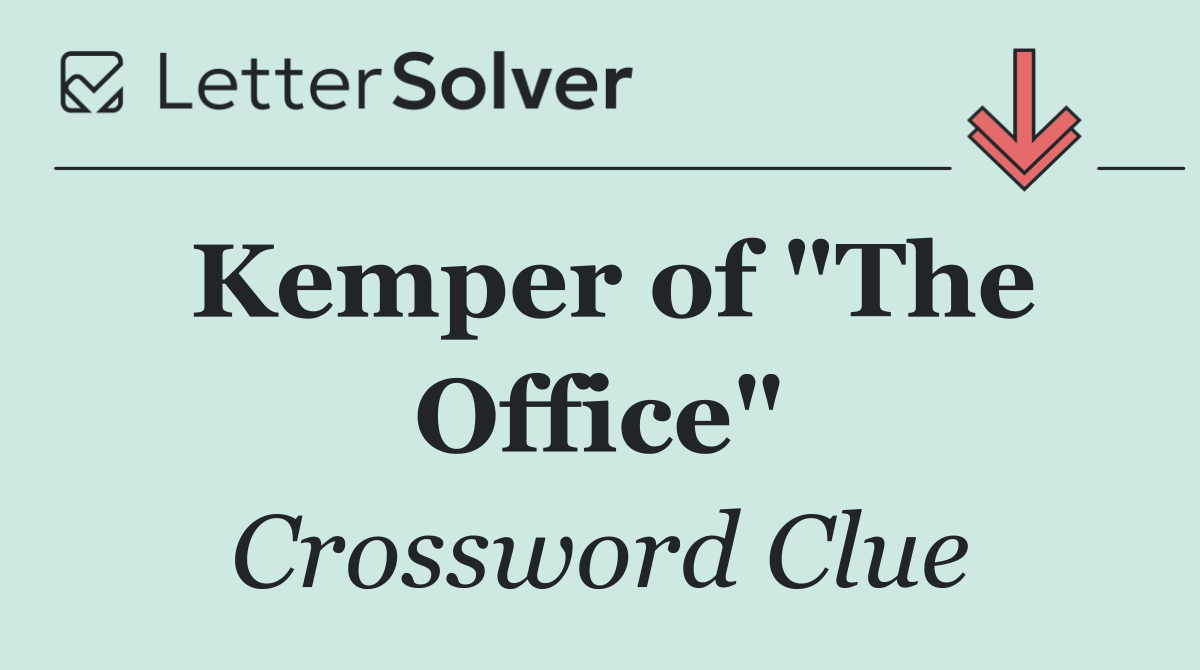 Kemper of "The Office"
