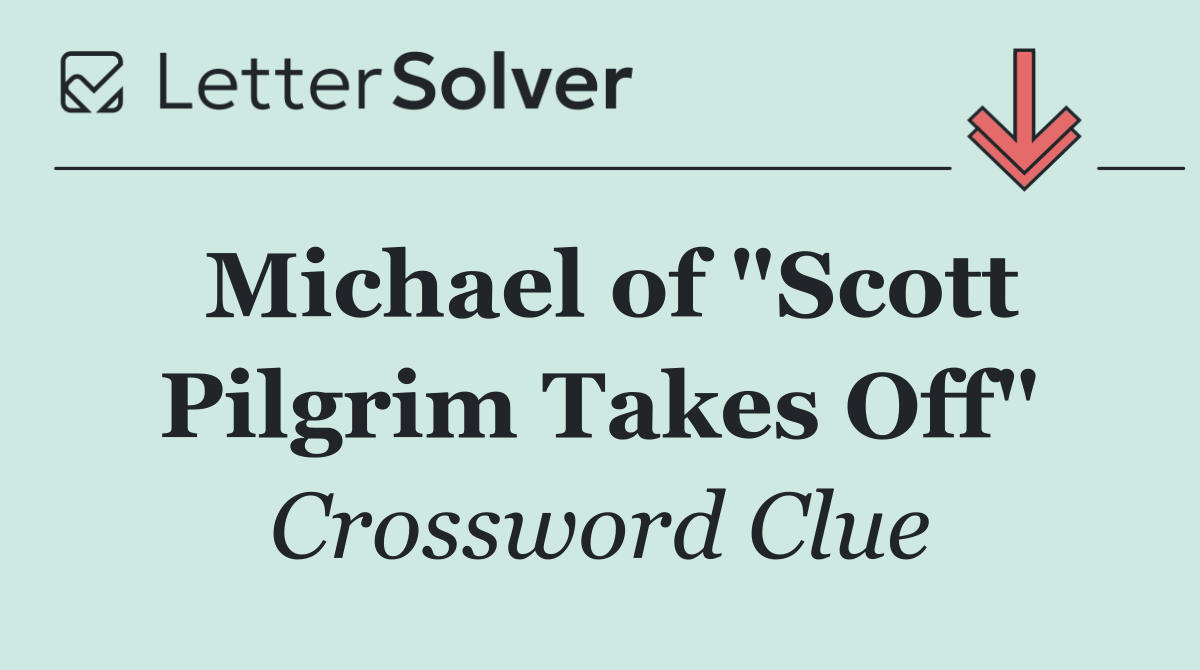 Michael of "Scott Pilgrim Takes Off"