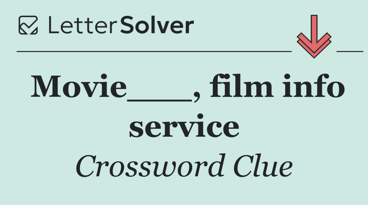 Movie___, film info service