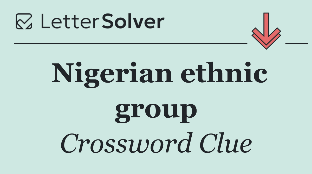 Nigerian ethnic group